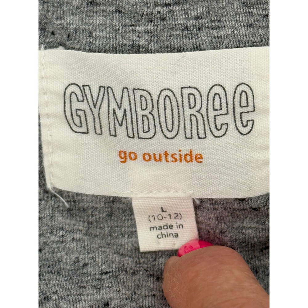 Gymboree Go Outside Boys Blue Heathered Hooded Windbreaker Jacket‎ Sz L 10-12 - Picture 7 of 9